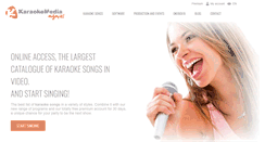 Desktop Screenshot of karaokemedia.com